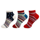 Vintage Style Knitted Colorful Cotton Anklet Socks