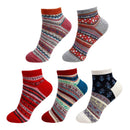 Vintage Style Knitted Colorful Cotton Anklet Socks