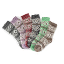 Vintage Pattern Socks Super Thick Sole with colorful vintage pattern designs