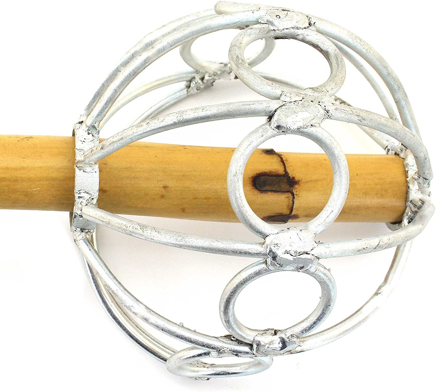 ring pattern welded steel basket hilt handguard