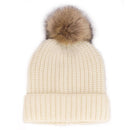 Women's Knitted Pom Pom Slouchy Beanie
