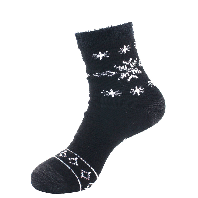 Women's Double Layer Comfy Fuzzy Home Cabin Socks - 1 Pair
