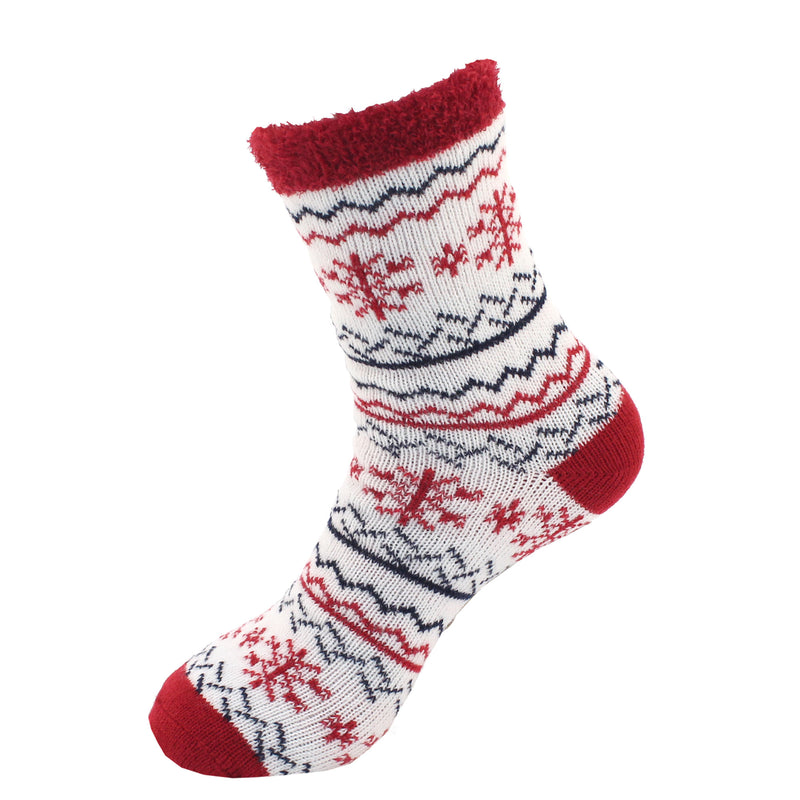 Women's Double Layer Comfy Fuzzy Home Cabin Socks - 1 Pair