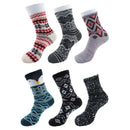 Women's Mixture of Double Layer and Feather Yarn Mid-Calf Socks