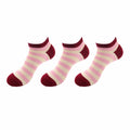 Women's Rayon from Bamboo Fiber Stripes Anklet Socks