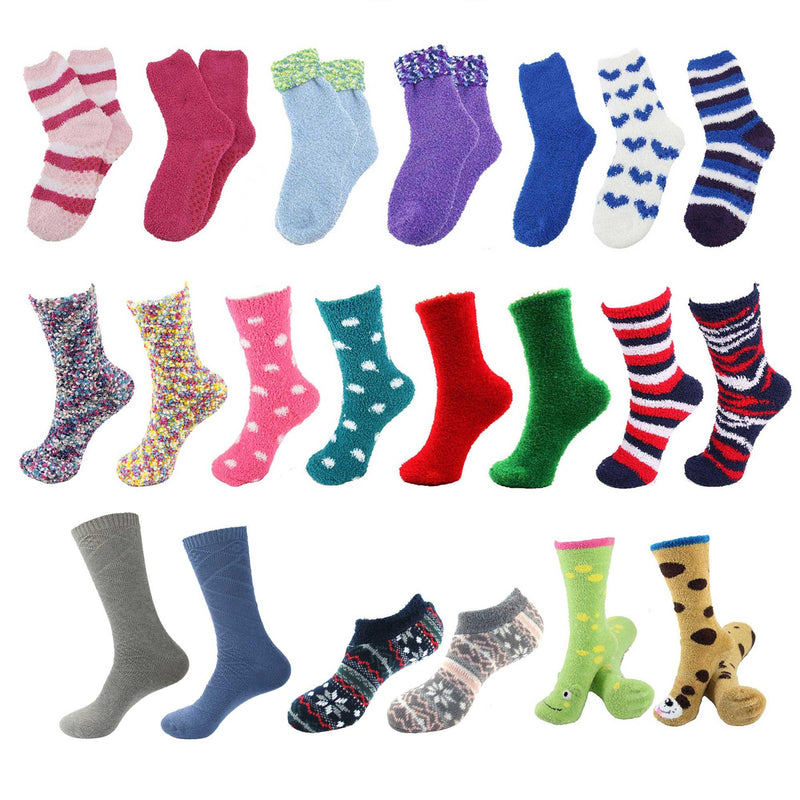 Sock of the Month Club, Fuzzy Comfy Home Socks for Women