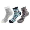 Women's Double Layer Thick Super Soft Crew Home Socks - 3 Pair