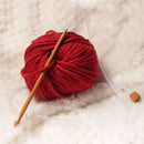 tunisian crochet hook with yarn
