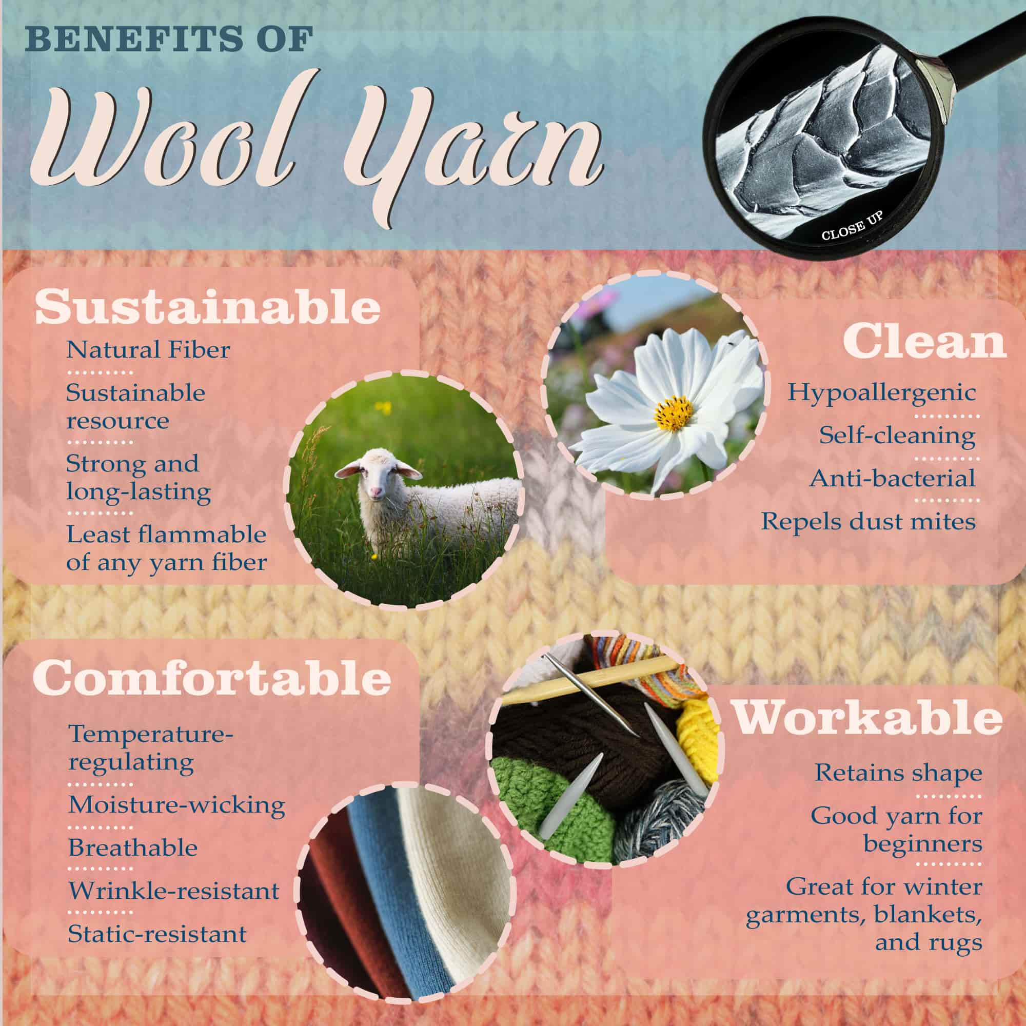 benefits and features of wool yarn