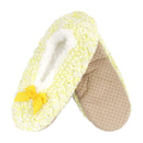 Women's Sequin Non-Slip Lined Furry Slippers: 1 Pair