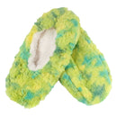 Women's Tie-Dye Fuzzy Slippers: Singles